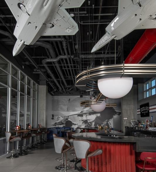A different angle of the Doolies bar