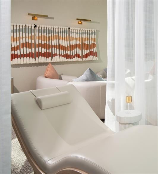 A spa chair to relax on