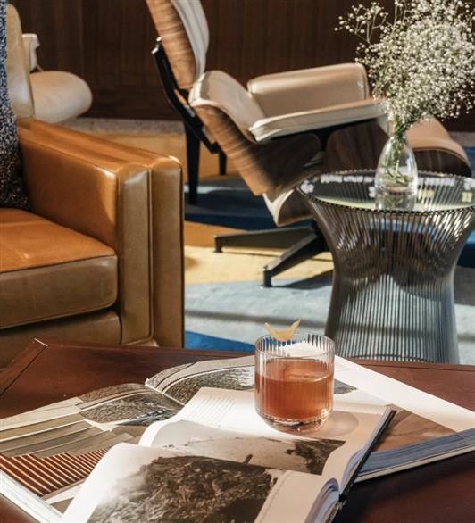 Bourbon on a table