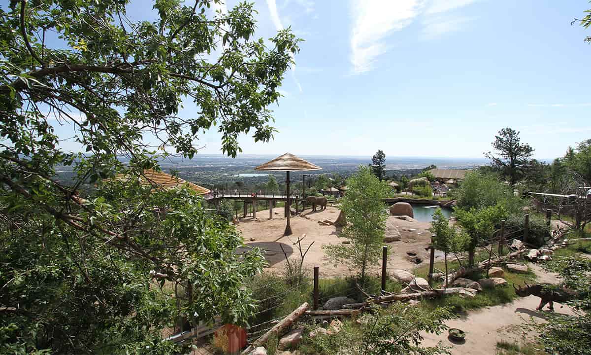 view of zoo enclosure