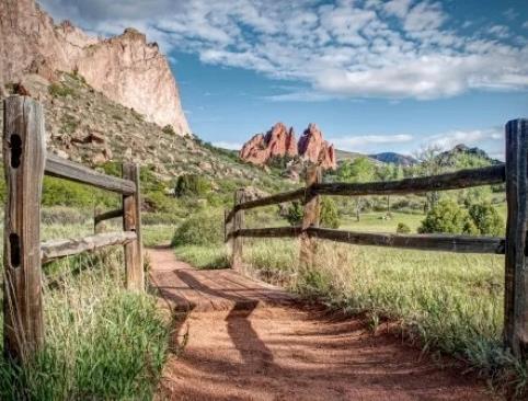 A hiking trail
