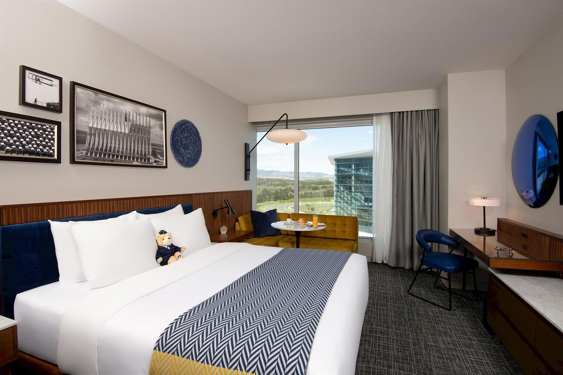 An interior of a hotel room