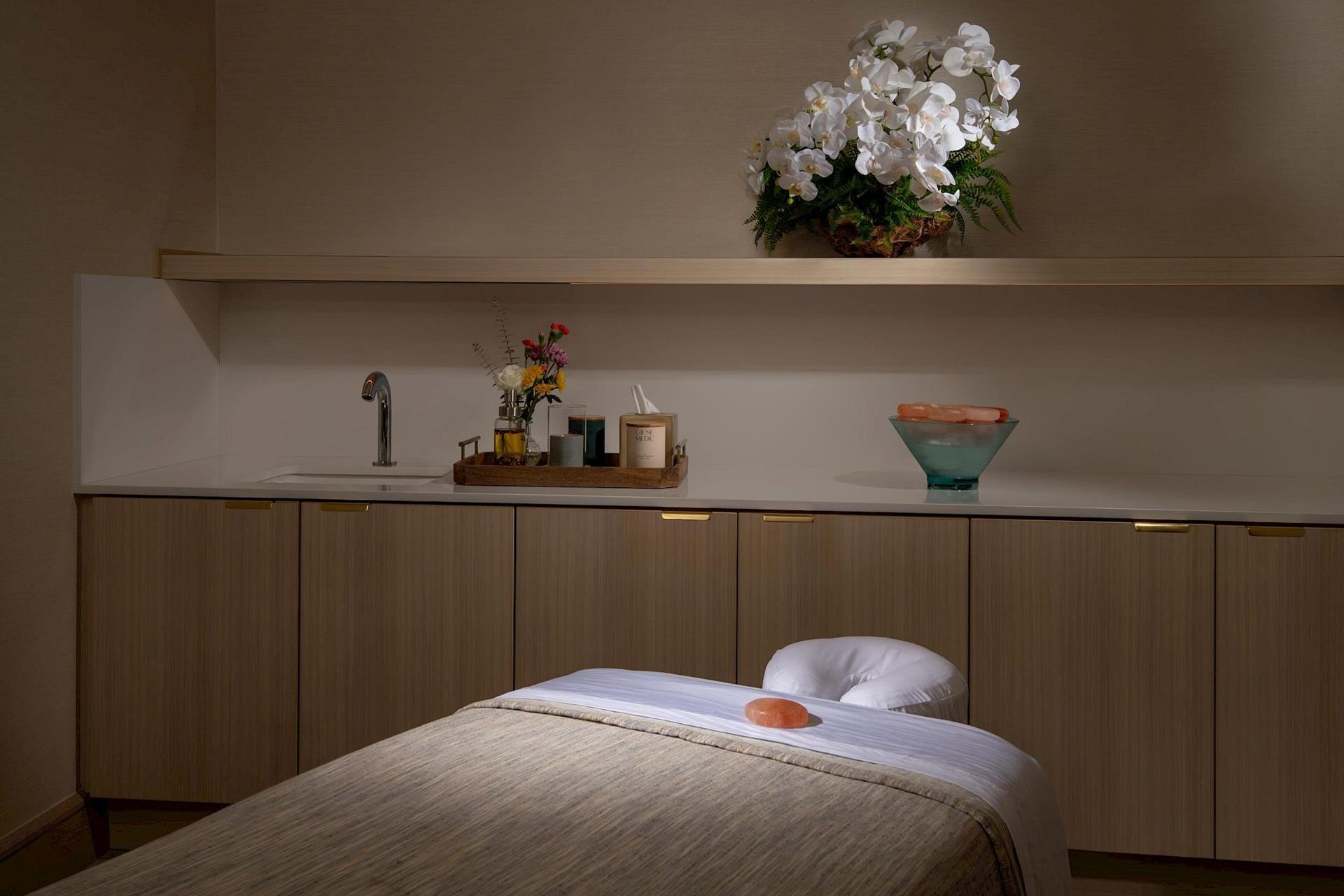 A massage table