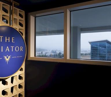 The entrance of The Aviator