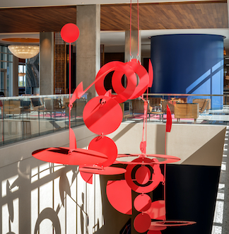 Hotel Polaris Lobby Decorations