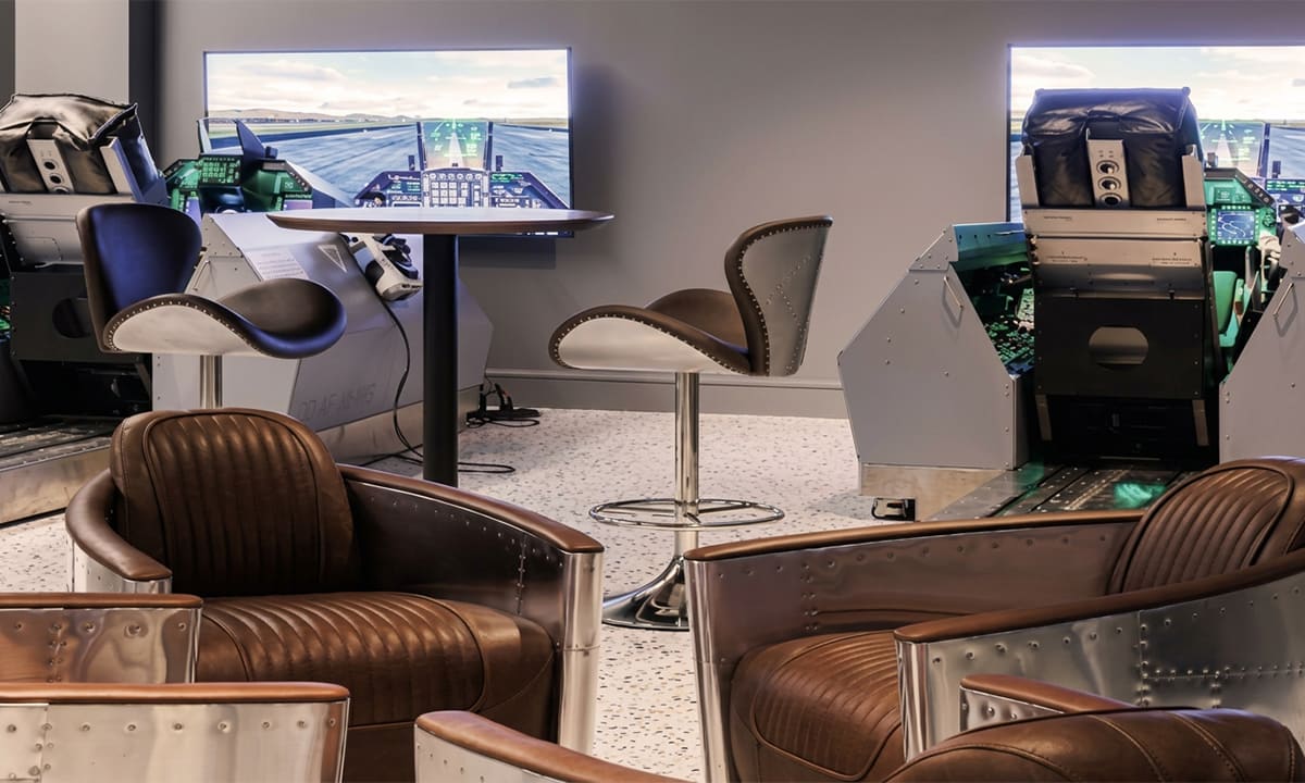 flight simulator room